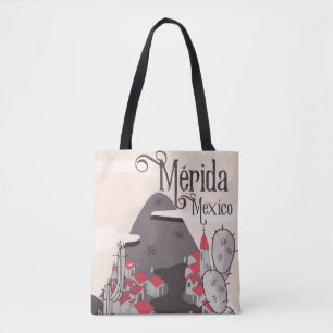 Reiseplakat Mérida Mexiko Tasche