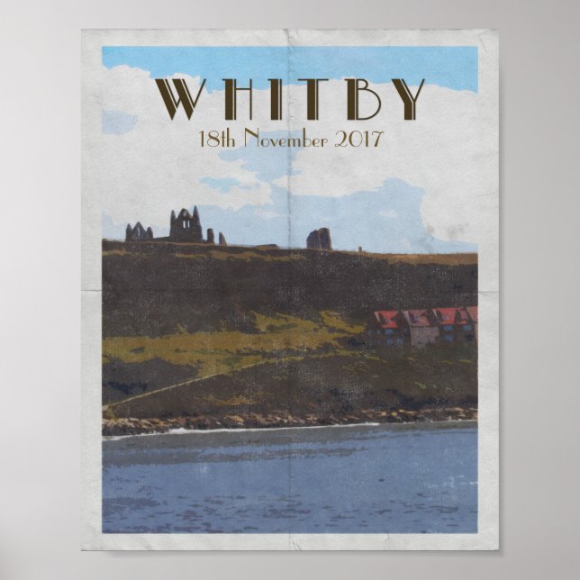 Reiseplakat Ostküste Whitby Yorkshire Poster (Vorne)