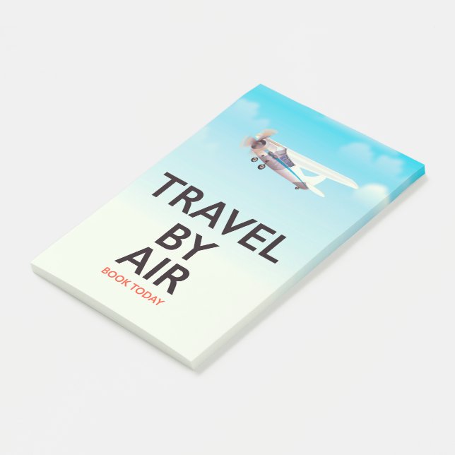 Reiseplakat Post-it Klebezettel (angewinkelt)