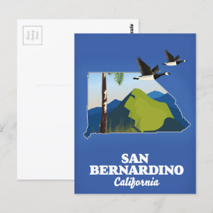 Reiseplakat Postkarte Orange County Kalifornien
