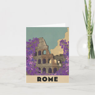 Reiseplakat Rom Vintage Karte