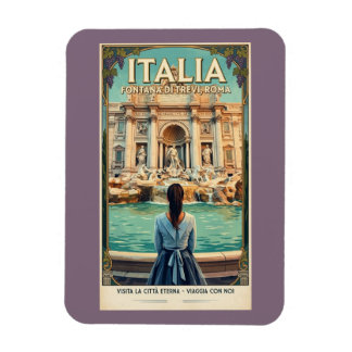 Reiseplakat/Roma Magnet