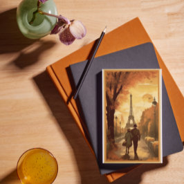 Reiseplakat, Romantik in Paris individuell anpassb Postkarte