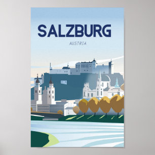 Reiseplakat Salzburg Poster