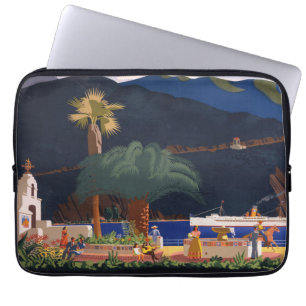 Reiseplakat - Santa Catalina Island, Kalifornien Laptopschutzhülle