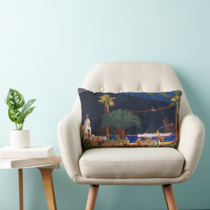 Reiseplakat - Santa Catalina Island, Kalifornien Lendenkissen