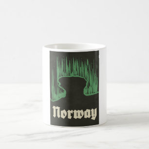 Reiseplakat Skifahren Norwegen Kaffeetasse