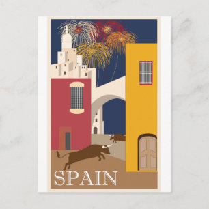 Reiseplakat Spanien Postkarte