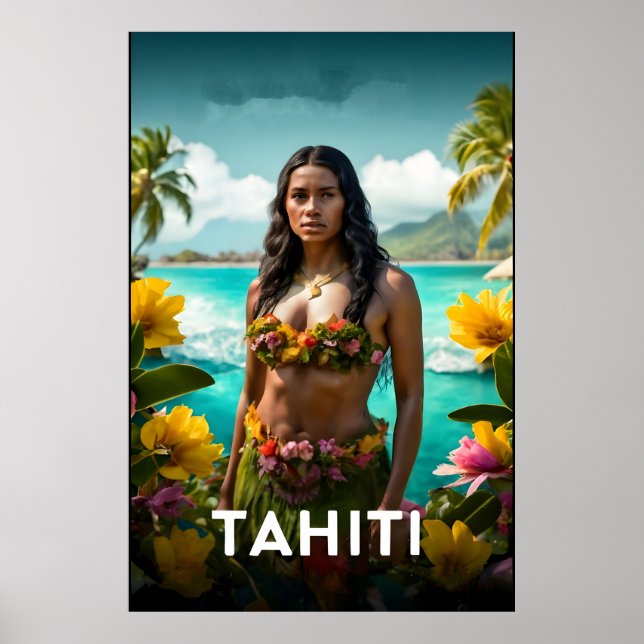 Reiseplakat Tahiti Poster (Vorne)