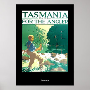 Reiseplakat Tasmania Australien Vintage Poster
