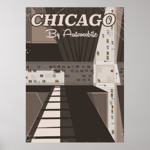 Reiseplakat von Chicago City Poster