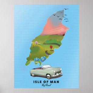Reiseplakat von Isle of Man Poster