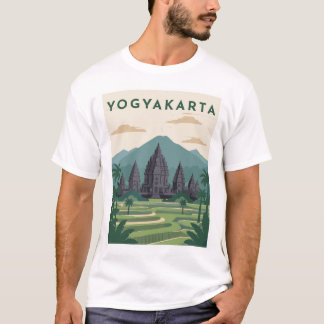 Reiseplakat Yogyakarta Indonesien T-Shirt