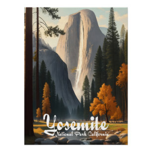 Reiseplakat Yosemite-Nationalpark Kalifornien Poster