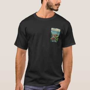 Reiseplakat Zürich Schweiz T-Shirt