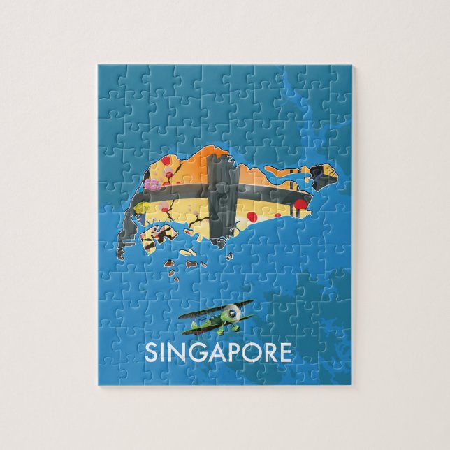 Reiseplan Singapurs (Vertikal)