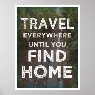 Reiseplaner Poster