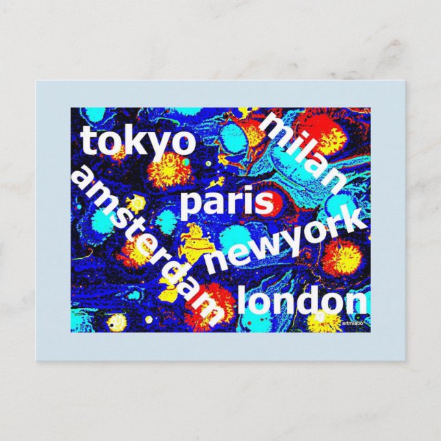 Reisepostkarte Postkarte (Vorderseite)