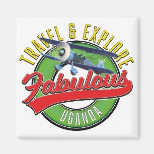 Reiseroute Entdecken Fabulous Uganda Magnet