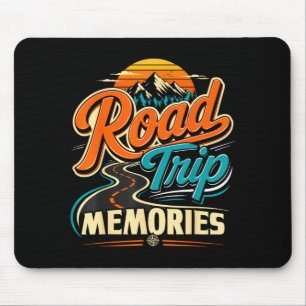 Reiserückblicke retro vintage Bergfamilie Mousepad