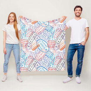 Reisesymbol Fleecedecke