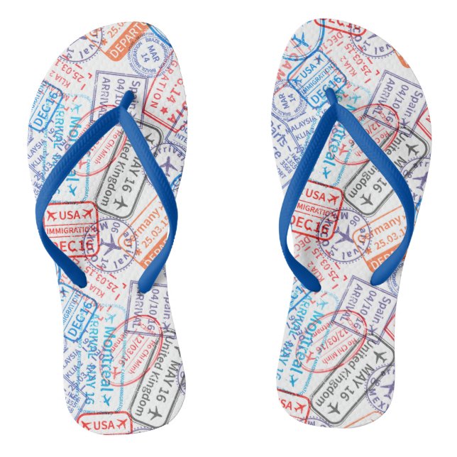 Reisesymbol Flip Flops (Fußbett)