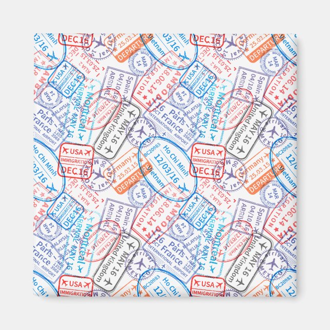 Reisesymbol Magnet (Vorne)