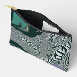 Reisetasche "Emerald Marble Flow" Zubehörtasche