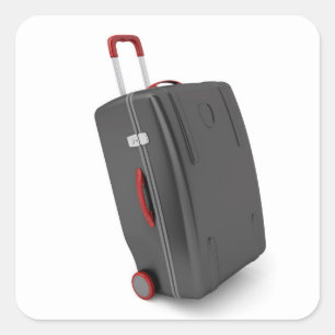 Reisetasche Quadratischer Aufkleber
