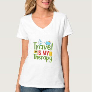 Reisetherapie und Inspiration, Lebensabenteuer T-Shirt