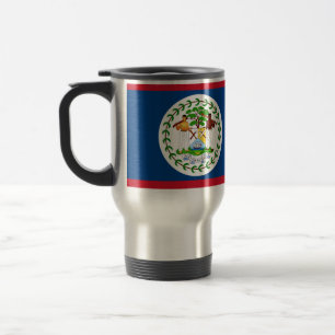 Reiseumarmung mit Flagge von Belize Reisebecher