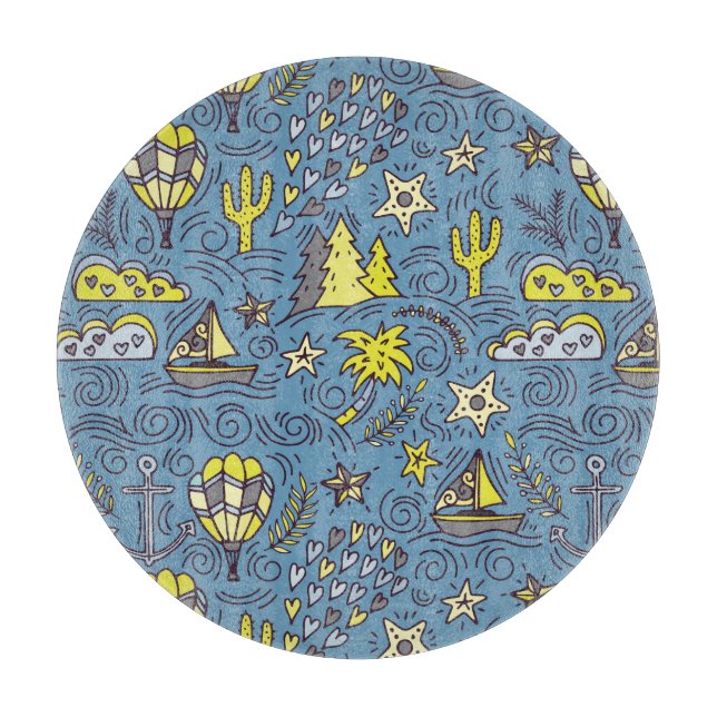 Reisevergnügen Schneidebrett (Vorderseite)