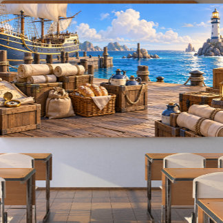Reisevorbereitung Nautilus-Hafen-Foto Banner