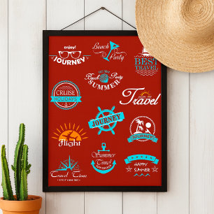 Reisezeichen Poster