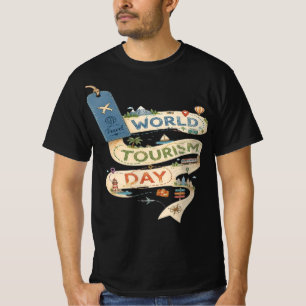 Reisezeit Reiseetiket Abenteuer Design T-Shirt