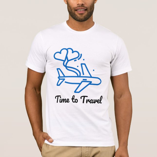 Reisezeit T - Shirt (Vorderseite)
