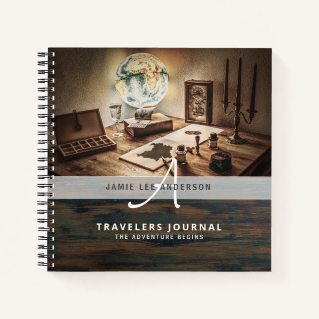 Reisezeitschrift Pension Adventures Vater Großvate Notizbuch (Vorderseite)