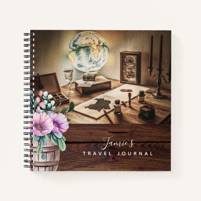 Reisezeitschrift Pension Adventures Vater Großvate Notizbuch (Vorderseite)