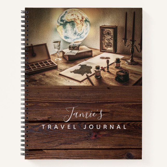 Reisezeitschrift Pension Adventures Vater Großvate Notizbuch (Vorderseite)