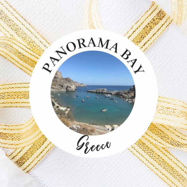 Reiseziel Foto Runder Aufkleber (Von Creator hochgeladen)