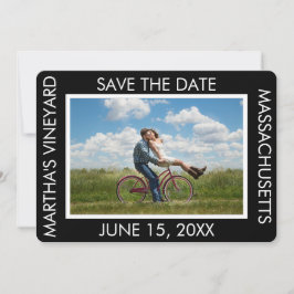 Reiseziel für kundenspezifische Fotos Save the Dat Date