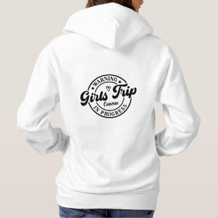 Reiseziel für Mädchen-Trip-Brautparty-Urlaub Kapuz Hoodie