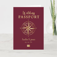 Reiseziel Kompass Hochzeitgold Imitate