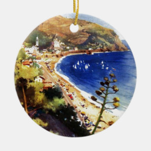 Reiseziel Levanto Genua Italien Tourismus Keramik Ornament