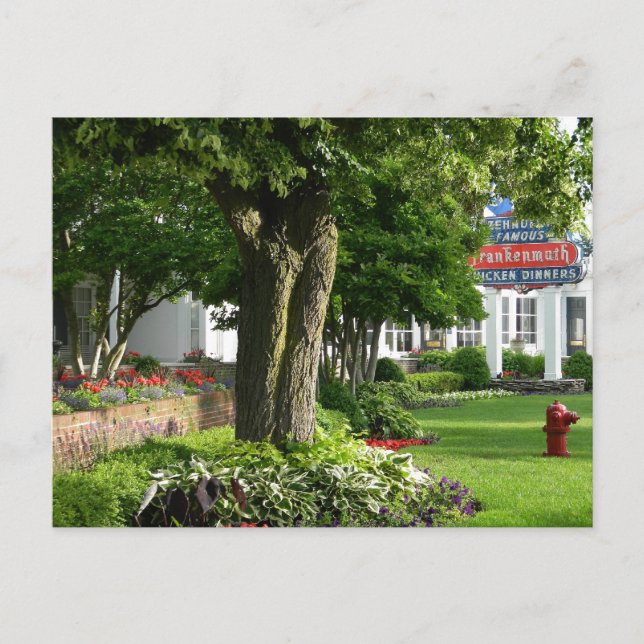 Reiseziel Postcard Frankenmuth Michigan Postkarte (Vorderseite)