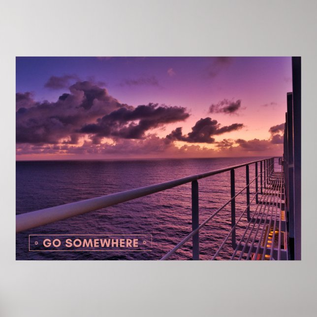 Reiseziel Poster (Vorne)