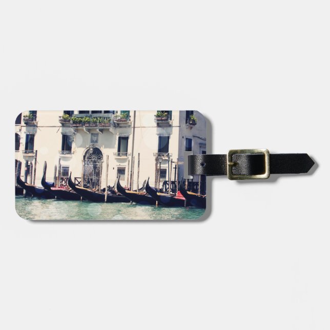 Reiseziele | Foto an der Wasserfront von Venedig Gepäckanhänger (Vorderseite horizontal)