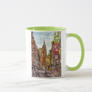 Reiseziele New York City View of Little Italy Tasse