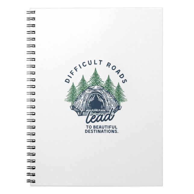 Reiseziele Notizblock (Vorderseite)