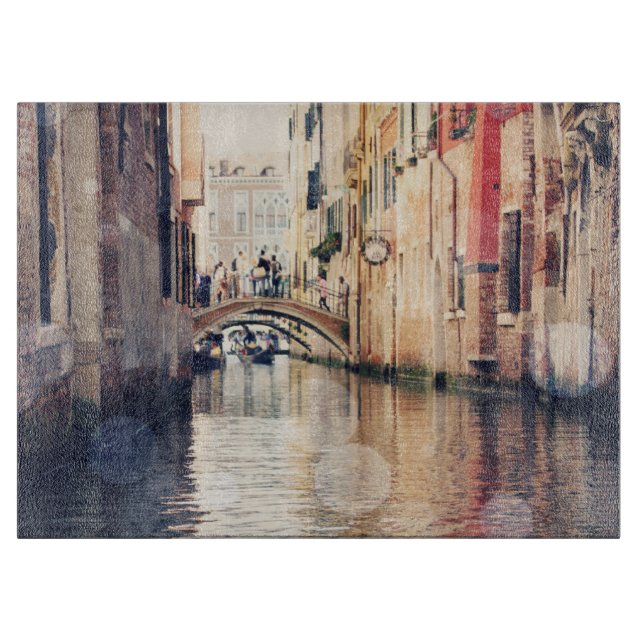 Reiseziele | Venice Gondolas Fotografie Schneidebrett (Vorderseite)